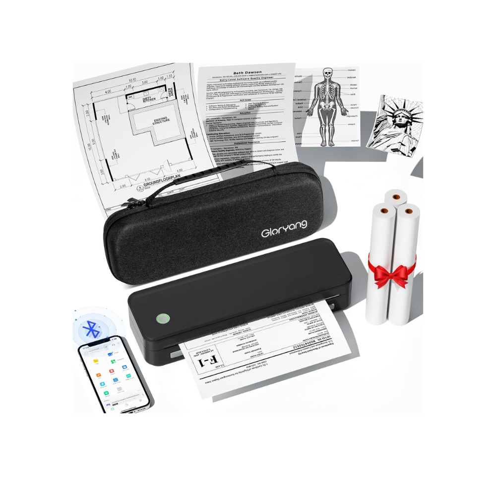 Gloryang PD-A4 Wireless Portable Thermal Printer