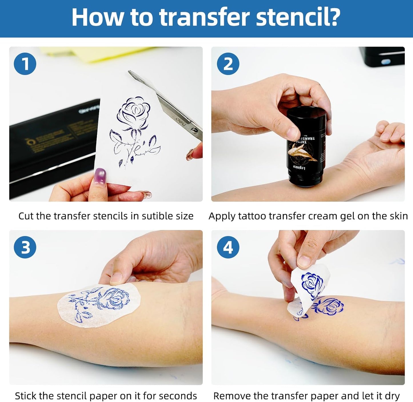 Gloryang 126BT Thermal Tattoo Transfer Paper - 40 Sheets A4 Size