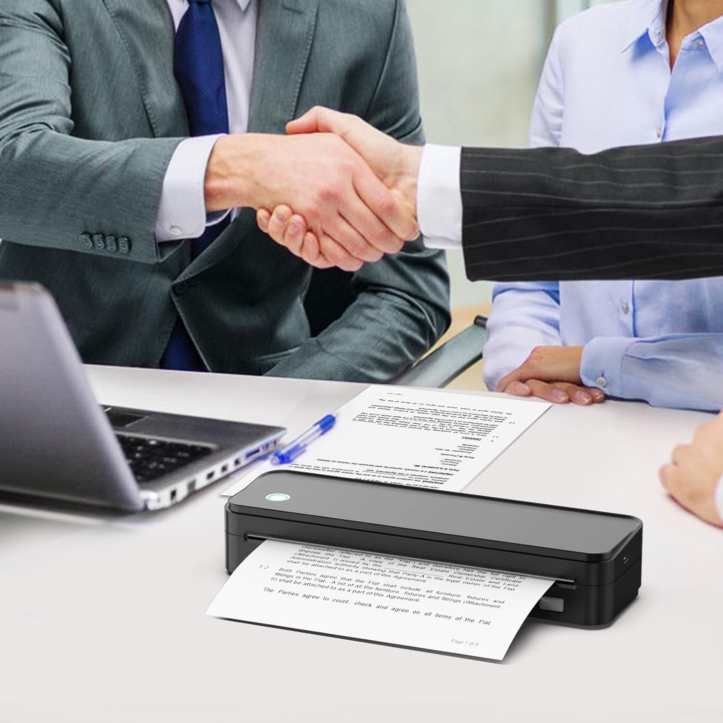 Gloryang PD-A4 Thermal Printer Paper 8.5''x11'' US Letter 200 Sheets