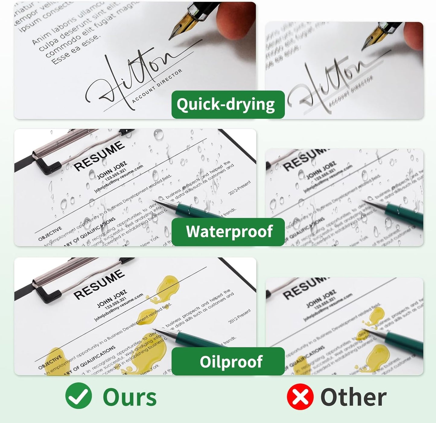 Gloryang PD-A4 Thermal Printer Paper 8.5''x11'' US Letter 200 Sheets