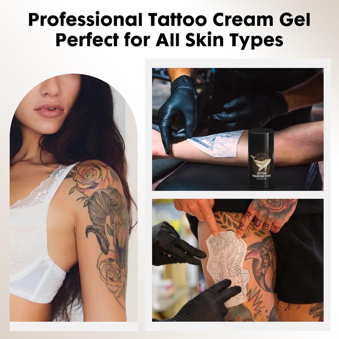Gloryang Tattoo Transfer Stick, Stencil Gel Cream for Tattooing