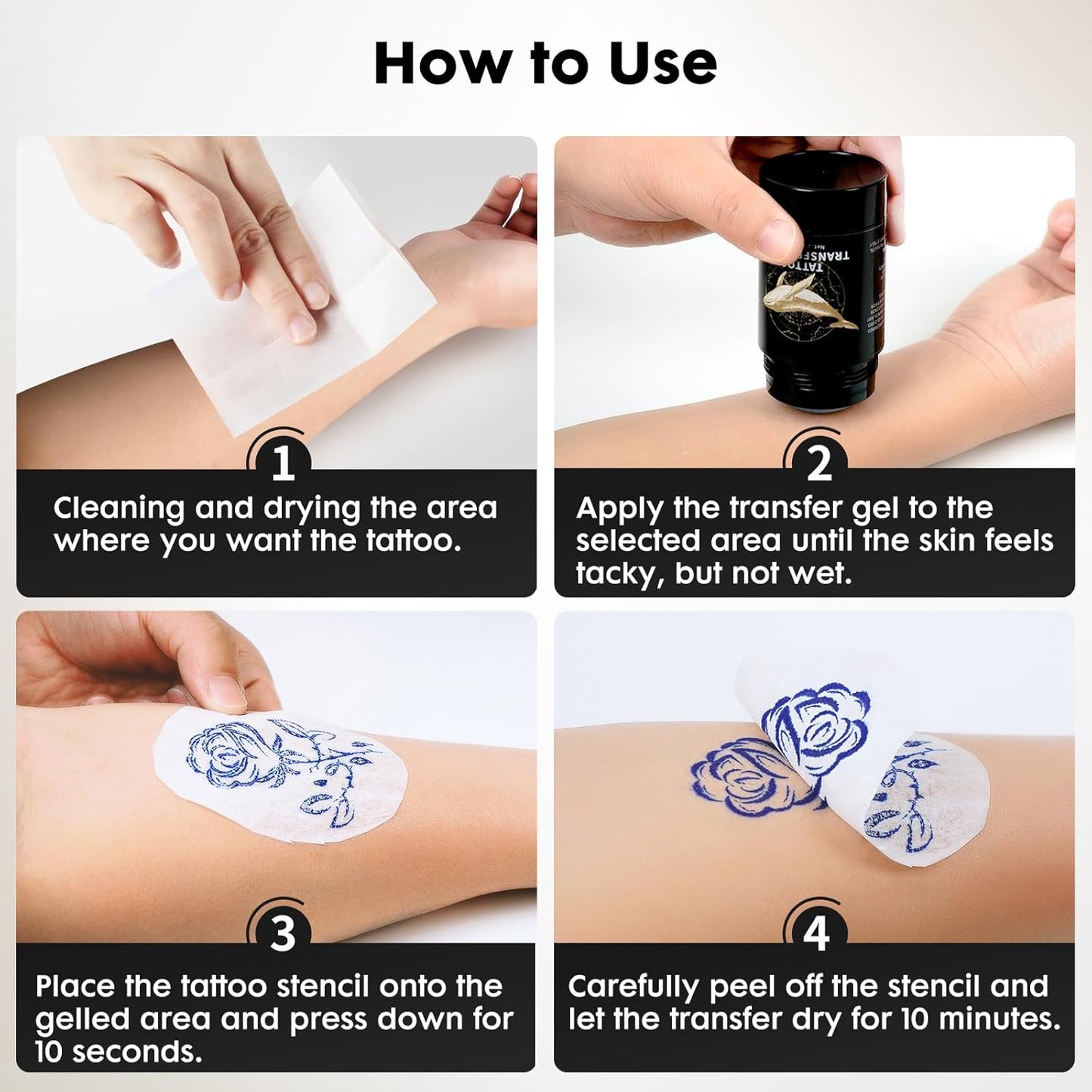 Gloryang Tattoo Transfer Stick, Stencil Gel Cream for Tattooing