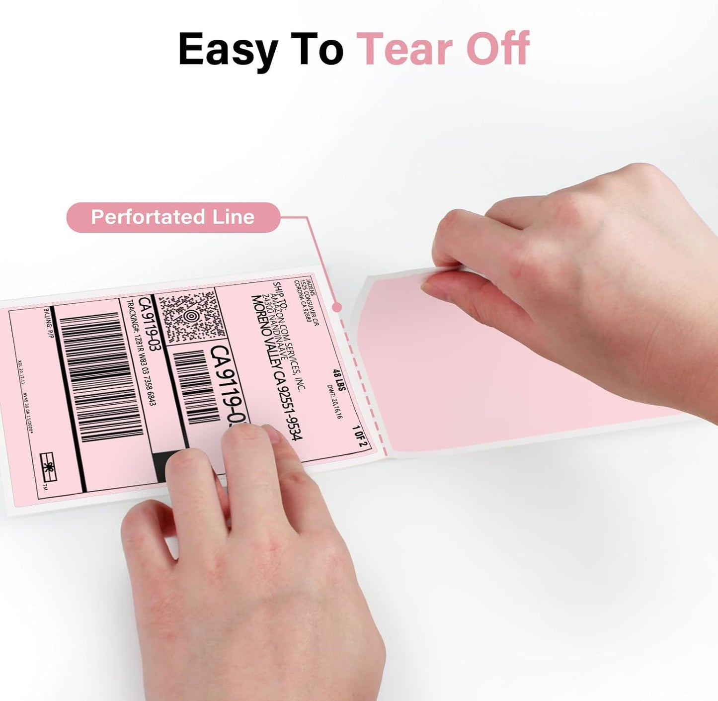 Gloryang 4x6" Thermal Direct Shipping Labels - FanFold (250 Labels)