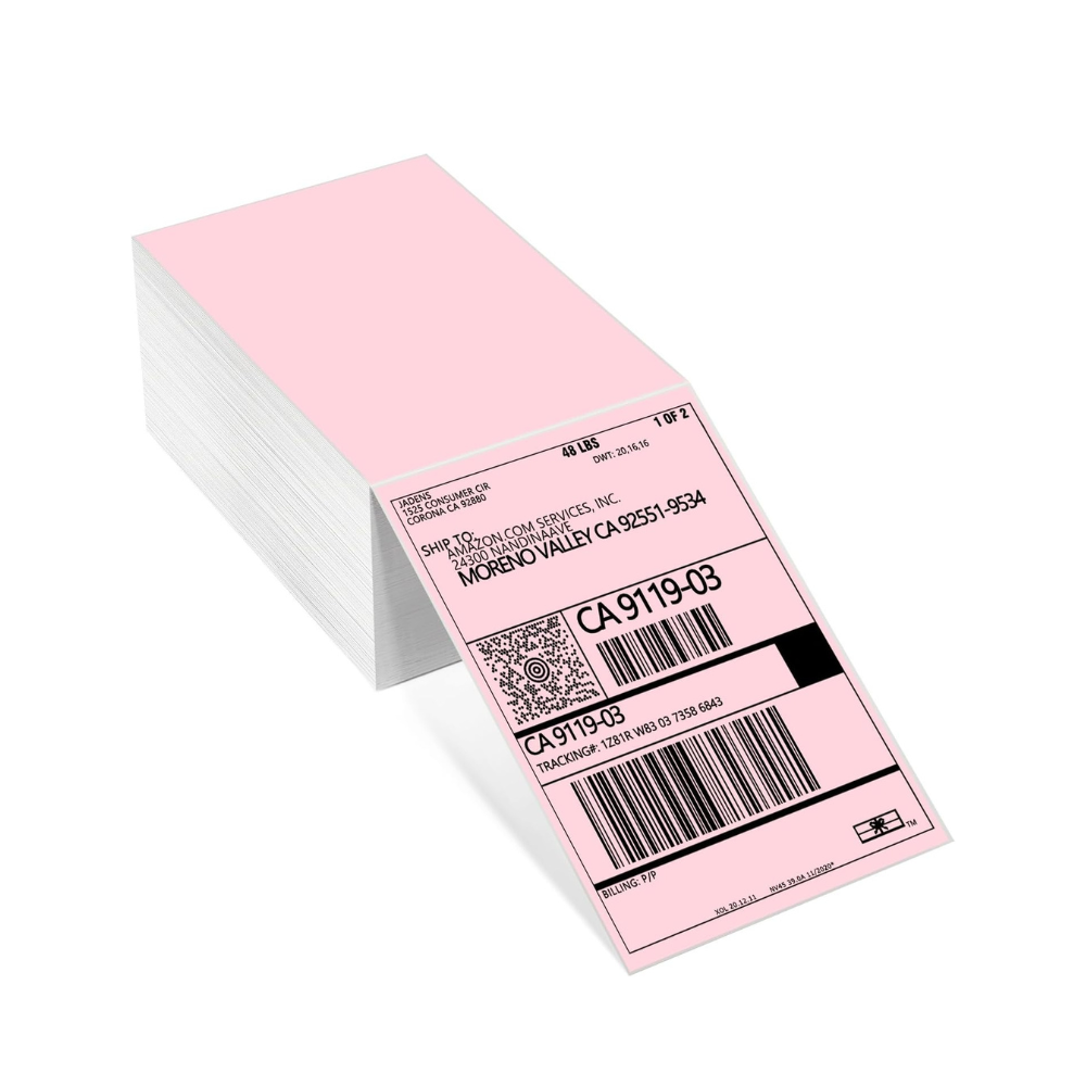 Gloryang 4x6" Thermal Direct Shipping Labels - FanFold (250 Labels)
