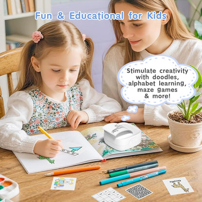 JD-23 Mini Thermal Sticker Printer White