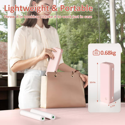 Gloryang PD-A4 Wireless Portable Thermal Printer Pink