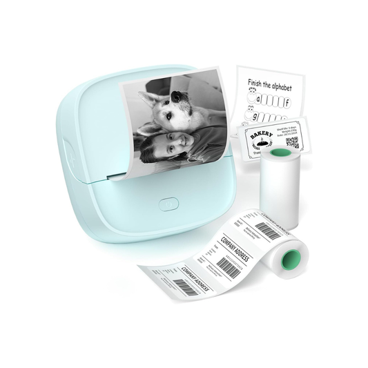 JD-23 Mini Thermal Sticker Printer Green